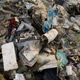 Plastic waste on a garbage-filled beach on the Freedom island critical habitat and ecotourism area near Manila, on May 19, 2018.